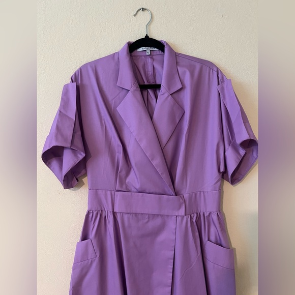 Andre Tan Chic Lavender Midi Dress - Picture 3 of 6